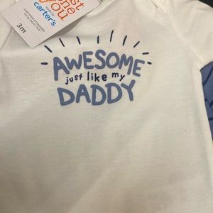 Carter’s 3 pieces set size 3M baby boy